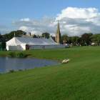 Marquee and Church